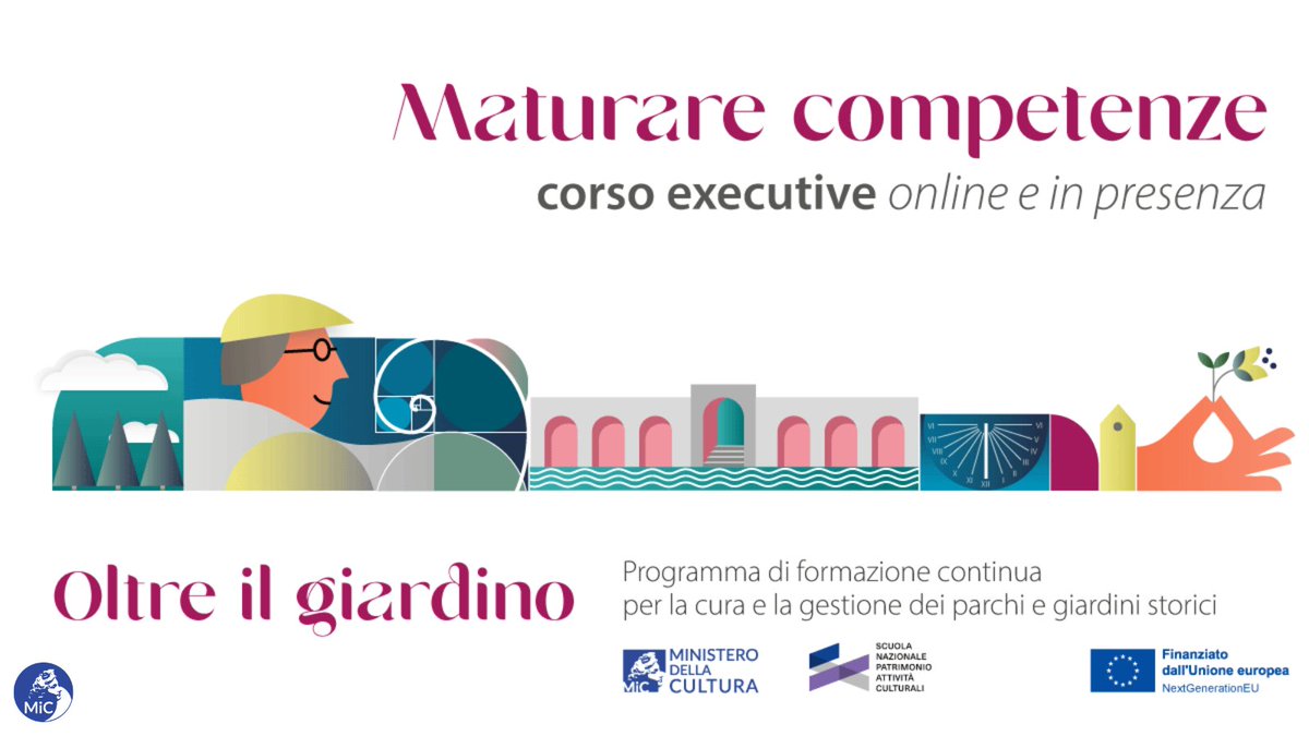 MiC Liguria (@micliguria) on Twitter photo BANDO PUBBLICO del <a href="/MiC_Italia/">Ministero della Cultura</a>
“OLTRE IL GIARDINO. MATURARE COMPETENZE”
Cura e gestione di parchi e giardini storici.
Termini per domanda: 14/02/25.
bit.ly/40IysF7
#mic #giardinostorico #Bando2025 BANDO PUBBLICO del <a href="/MiC_Italia/">Ministero della Cultura</a>
“OLTRE IL GIARDINO. MATURARE COMPETENZE”
Cura e gestione di parchi e giardini storici.
Termini per domanda: 14/02/25.
bit.ly/40IysF7
#mic #giardinostorico #Bando2025