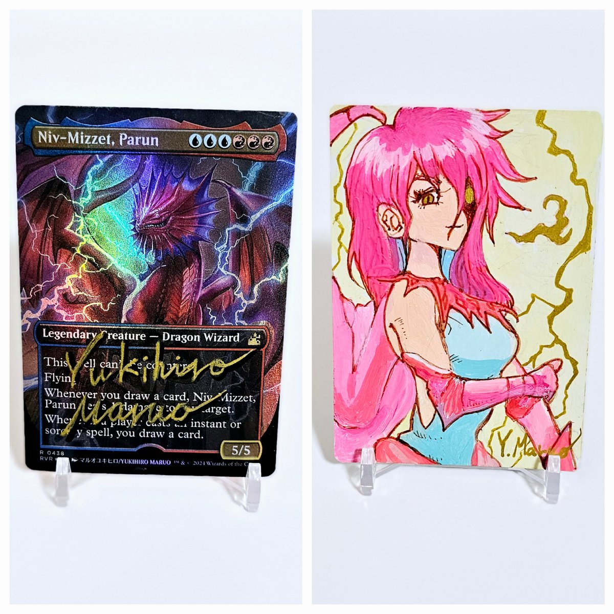 マルオユキヒロ先生にご依頼してたニヴ様のプルーフが届きました