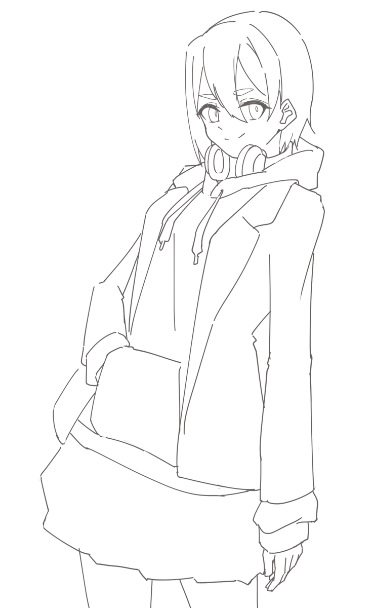 描いてた
明日色塗る