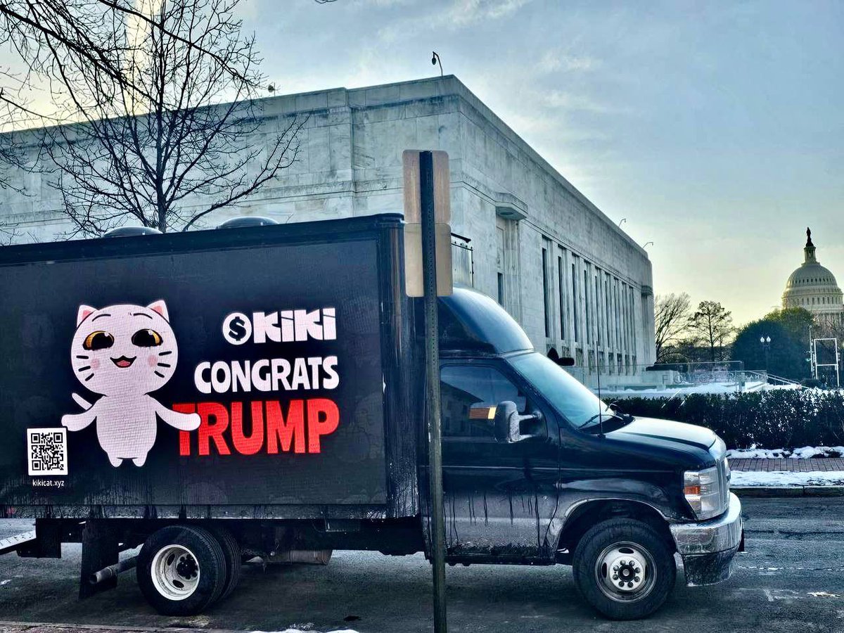 jmsfnt's tweet photo. $KIKI TRUCK STROLLIN AROUND @WhiteHouse  🚀🚀🚀🚀 https://t.co/SqwZeW3NNy