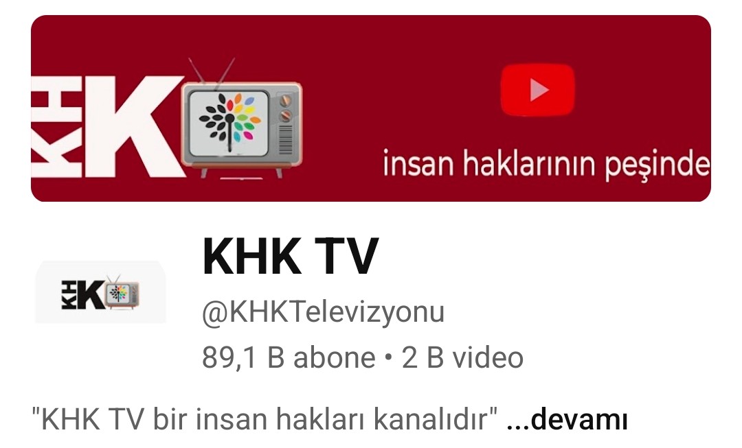 mkorkmaz62's tweet photo. 💥SON DAKİKA 💥

Kurulduğu 2019 yılından kısa süre sonra hukuksuzca  erişime kapatılan KHK TV  kanalın 5 yıl süren hukuk mücadelesi sonuçlanmış, 

KHK TV Youtube kanalı ana sayfasında ki hukuk dışı yasak bugün kalkmış ve  kanalımız erişime açılmıştır.

ŞİMDİ ABONE OLMA ZAMANI
👇👇👇
https://t.co/bDZcYT43lE