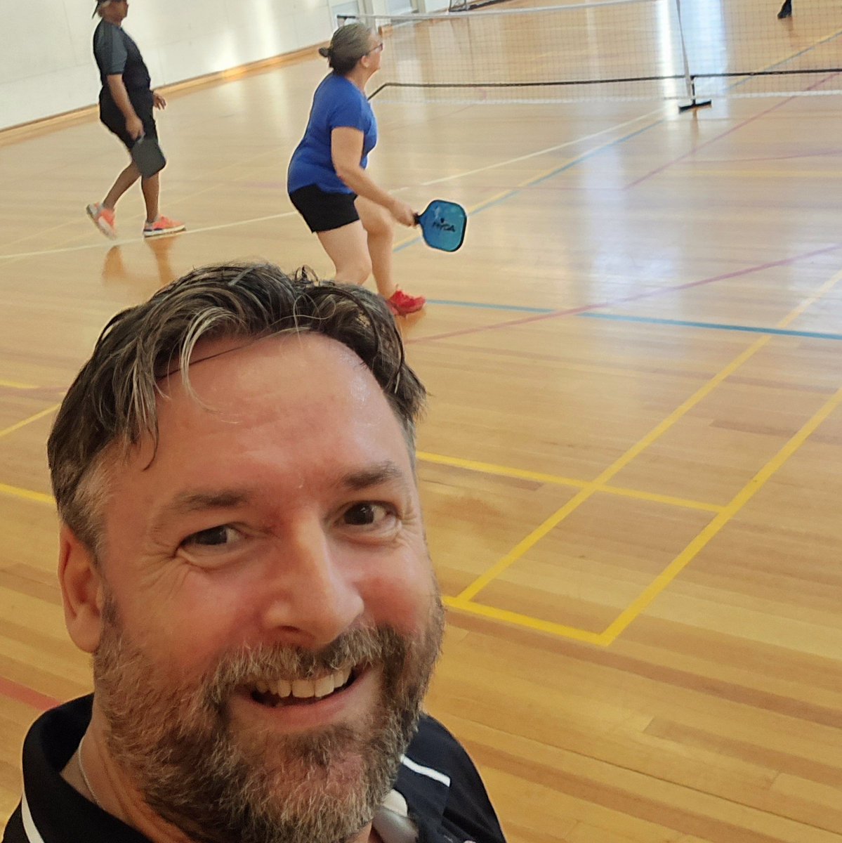 One way to build a sweat playing #pickleball
