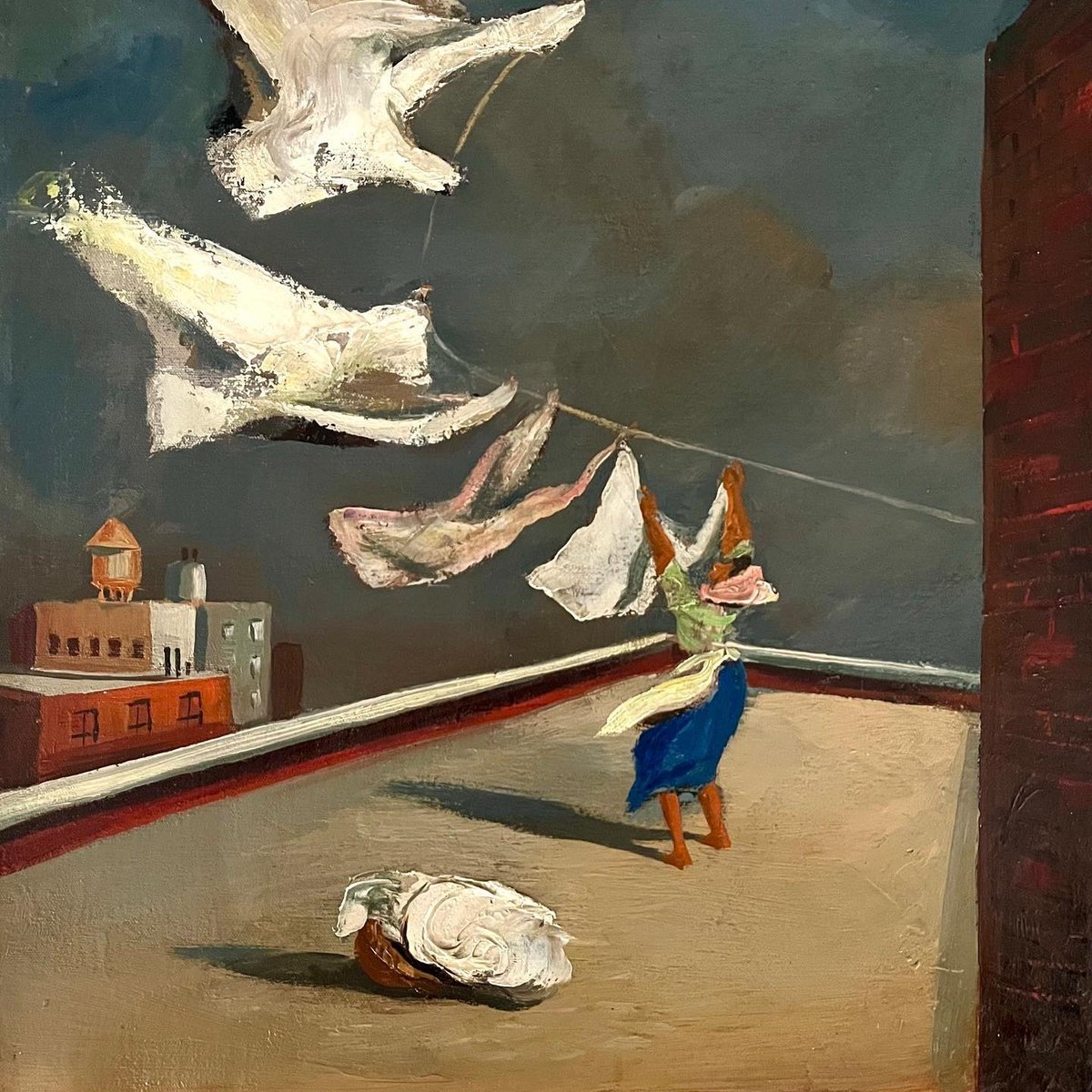 William Gropper - Clothesline - c.1935.