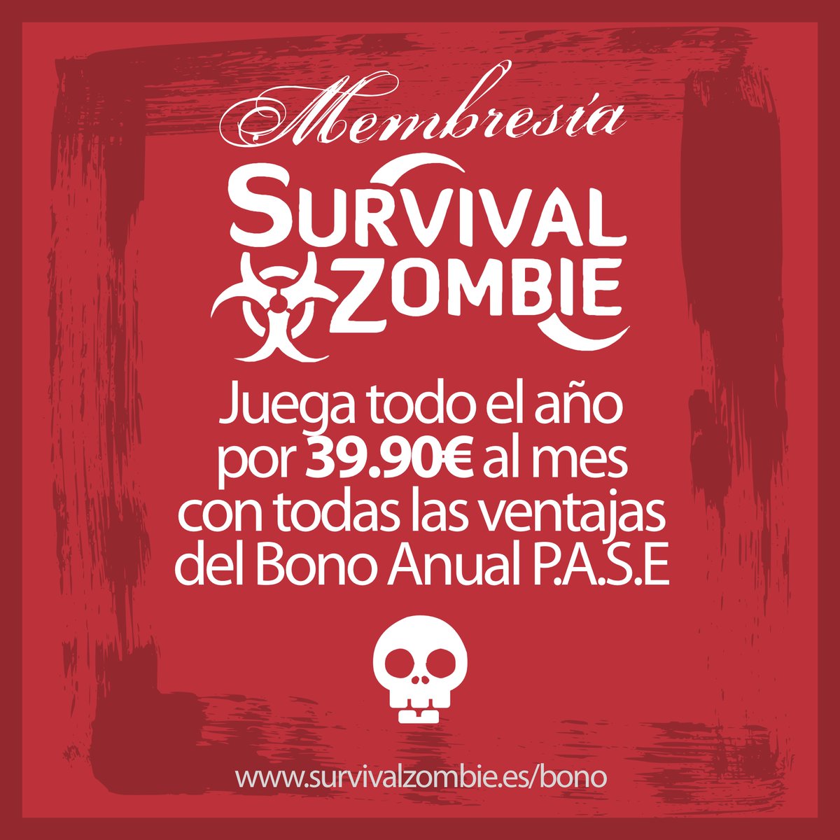 ¿Quieres jugar a tope a Survival Zombie pero la cuesta de Enero cuesta? :) Non ti preoccupare... La Membresía Survival Zombie te permite beneficiarte de planes de financiación para que empieces a jugar YA con todas las ventajas del Bono Anual P.A.S.E.

#survivalzombie #zombies