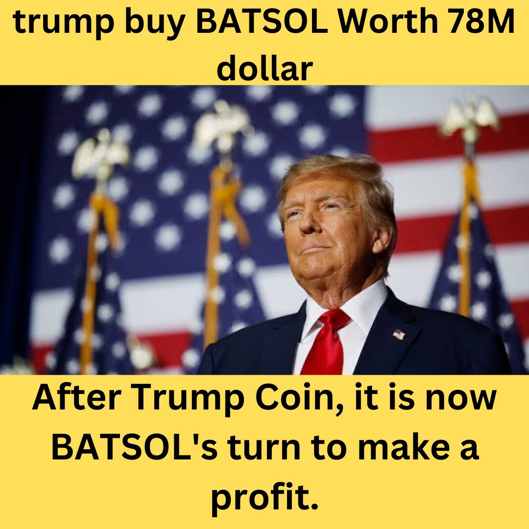 zaidlohiya47's tweet photo. Even before this, they said that these people are promoting solar, jump in quickly.
Earn money quickly or you will regret it.🥹🚀🚀🚀👇
https://t.co/6i2kXbn0XM
#GreenEnergy #BATSOL #Trump #Crypto #ElonMusk #CryptoReveal #zelena https://t.co/FZAtAflhrd