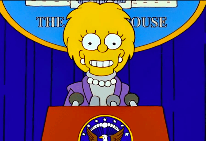 amakesi's tweet photo. @elonmusk After Trump, will the next president be Elon Musk instead of Lisa Simpson? https://t.co/aRmnmx8psr