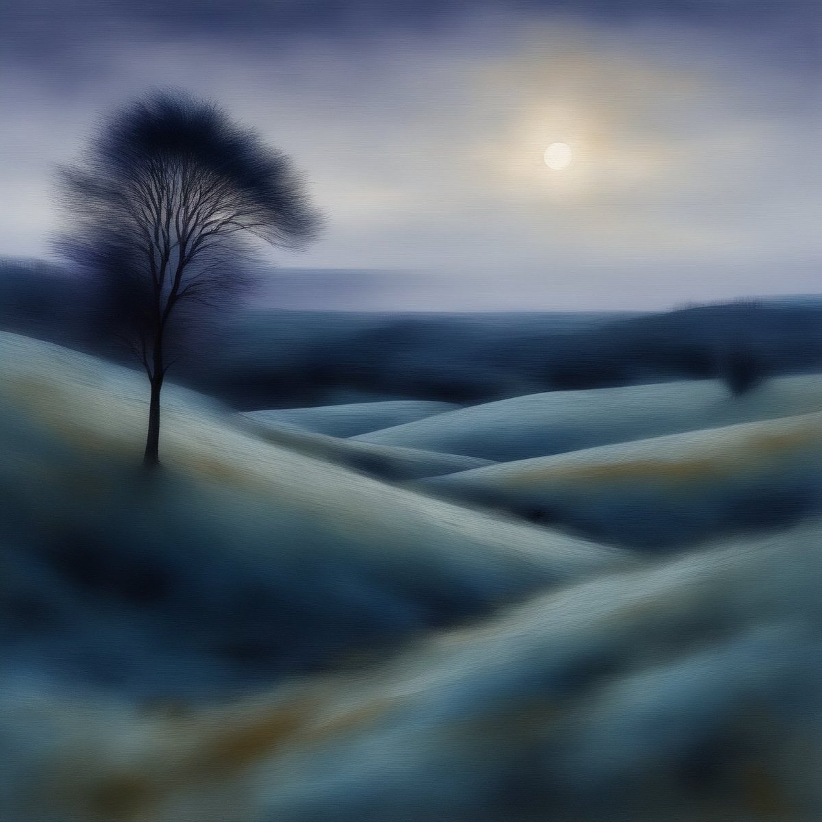 andy_corah's tweet image. #Goodmorning my dear friends ☕️have an amazing Tuesday 🌄 The Surreal Misty Morning: 🎨 #Art #Textured #Tree