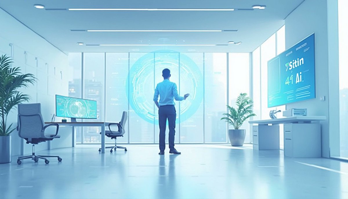 samWhisker's tweet image. Unlock productivity potential with AI in your workplace! ⚙️ AI is set to transform repetitive tasks, enhance efficiency, and boost innovation. Are you ready to embrace this change and optimise your work life? 🤔 #AI #WorkplaceAutomation