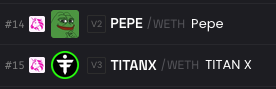 Covered this on stream last night.....

TITAN X is ranked number 15 on ethereum

almost EVERYTHING above it is a fly by night Meme coin

TITAN X IS THE REAL DEAL

<a href="/inkayknows/">sharpe 改善</a>