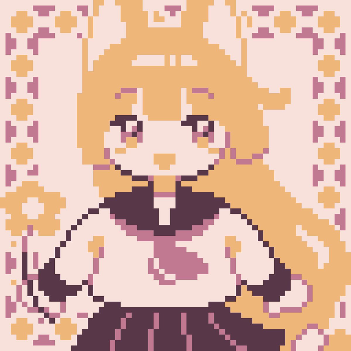 kayoluhataso's tweet image. dotpict の企画に参加しました🦊
