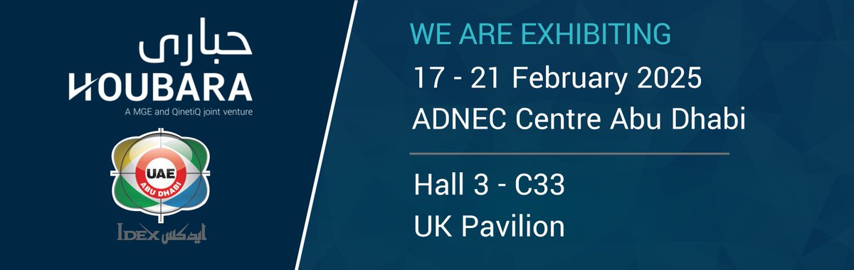 Catch the <a href="/HoubaraDefence/">Houbara Defence & Security</a>  at <a href="/IDEX_UAE/">IDEX</a> 

#UAV #Robotics #EOD #SecureSatelliteCommunications