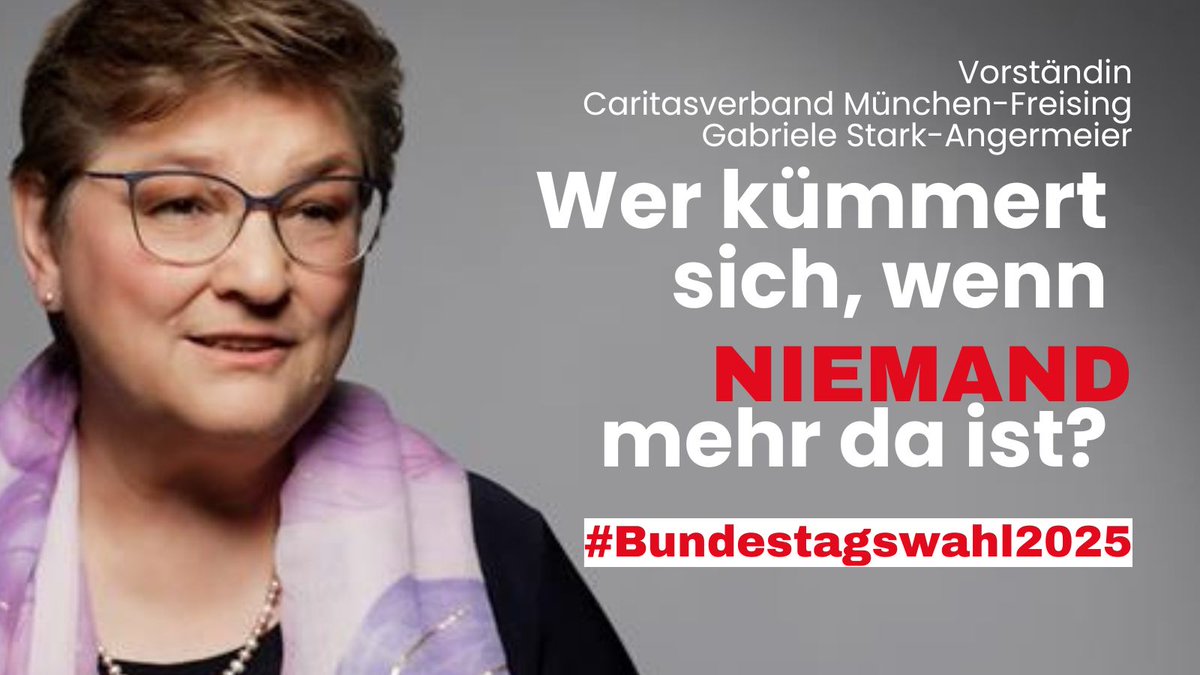 Wir warnen vor einem Abbau der Pflegeinfrastruktur.  Wenn immer mehr Alten- und Pflegeheime schließen müssen, gerät die Solidargemeinschaft aus dem Tritt.

#Bundestagswahl #Pflegekraefte #Altenpflege #Betreuung #CaritasöffnetTüren