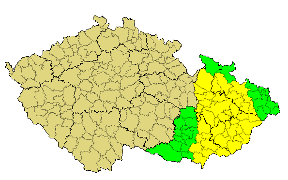 Český hydrometeorologický ústav_VYSTRAHY tweet media