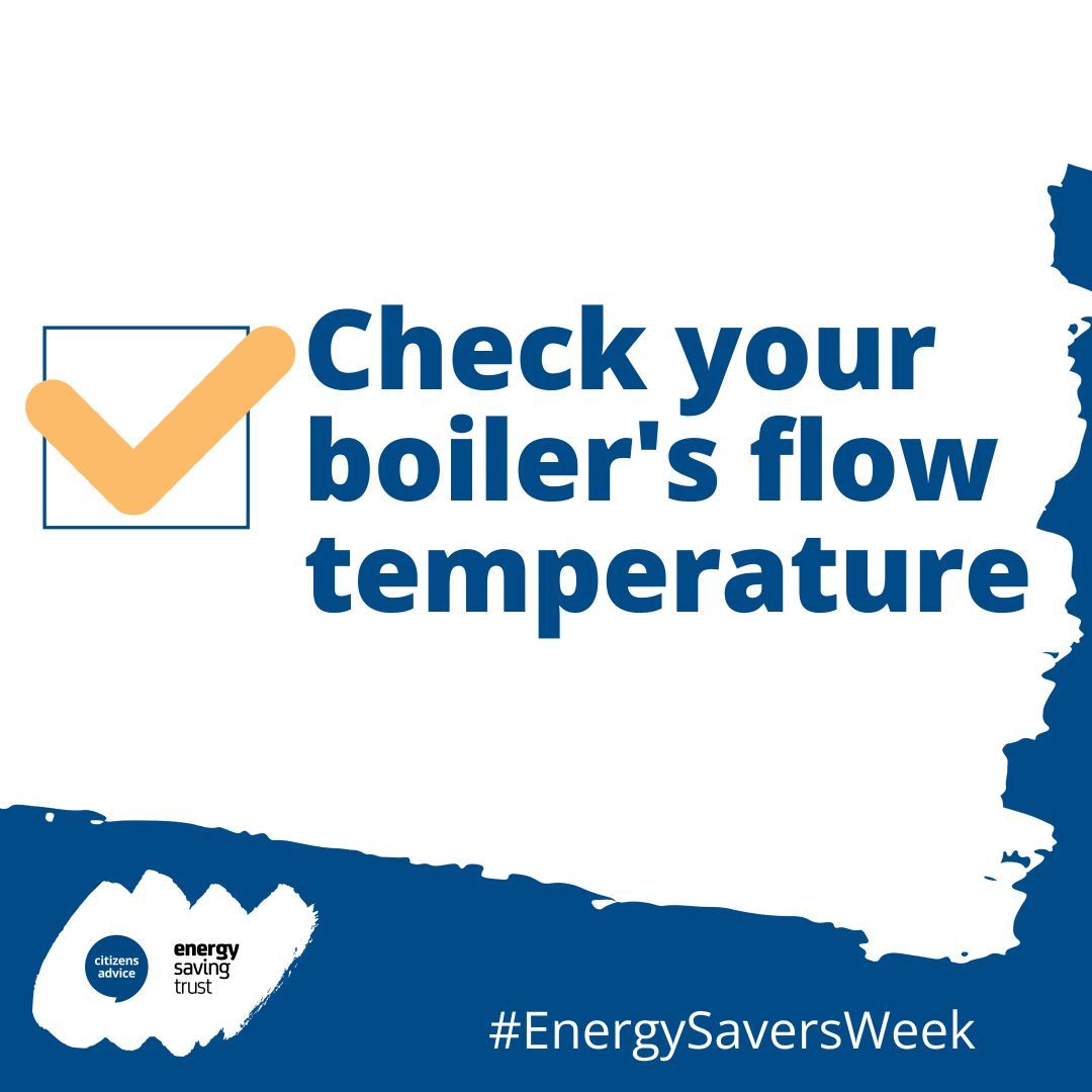 🌡️ Our 2nd #EnergySaversWeek tip is to check your boiler’s flow temperature. 

Did you know that turning your boiler’s flow temperature down can reduce your heating bill by as much as 9%?

Check out our full winter heating checklist - on our website⤵️
buff.ly/48lQuyh