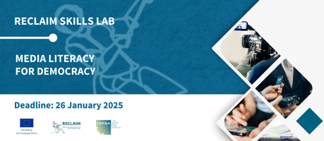 📢 Few days left to apply for <a href="/RECLAIM_HEU/">RECLAIM</a> Skills Lab to gain essential tools to counter #misinformation, drive civic engagement, and promote informed decision-making.

Learn more👉 tepsa.eu/events/call-fo…