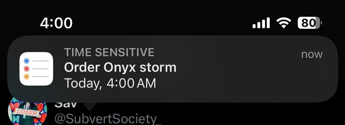 SubvertSociety_'s tweet photo. NOT THE HOURLy REMINDER LAUGHING IN MY FACE??? I woke up early just to get my hopes up I guess 
Target needs to get their shit rocked for this deplorable drop of #OnyxStorm https://t.co/0yYpmFNBJB
