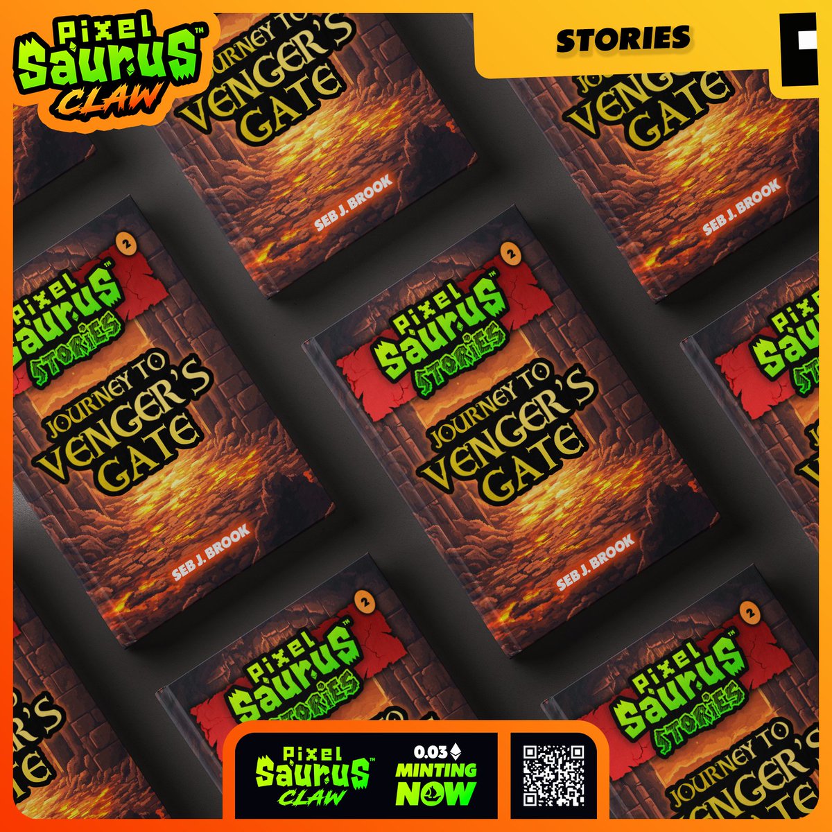 Book 2 of PixelSaurus® Stories; 'Journey to Venger's Gate' is almost complete!

This story focuses on the PixelSaurus® Air collection, and features a legendary treasure hunt! 😱🦕🦖🌋

Get Book 1: Legends Of Specter Forest, on Amazon 👇
📗  amzn.to/4g5T26A