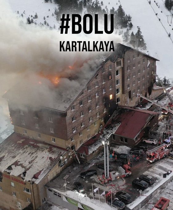 Bolu’nun Kartalkaya ilçesinde bir otelde çıkan yangında vefat eden vatandaşlarımıza Allah’tan rahmet, kederli ailelerine sabır ve başsağlığı yaralı vatandaşlarımıza acil şifalar dilerim.

Milletimizin başı sağolsun!