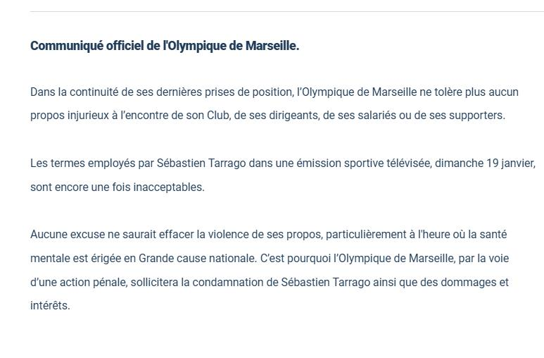 OM_LeReseau's tweet photo. 🚨 Apres Carine Galli, l'OM annonce que le club portera plainte contre Sébastien Tarrago pour ses propos sur Pablo Longoria !
 Faisons nous respecter !👊💙🤍

#OM #TeamOM https://t.co/U33DQRAtLb
