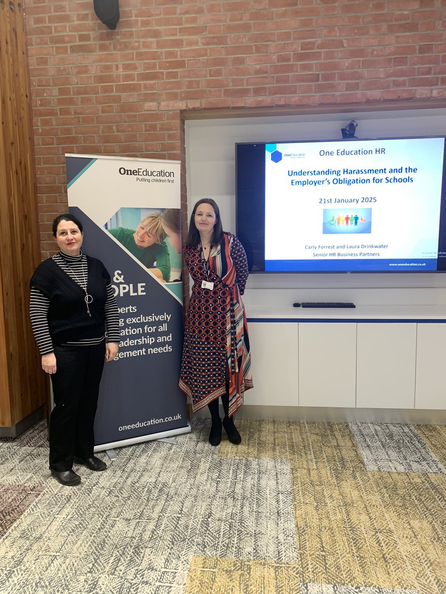 Laura Clark (@laura_oneed) on Twitter photo Senior Business Partners Carly and Laura, set up and ready for this morning’s <a href="/OneEducationHR/">One Education HR</a> training for schools on harassment and sexual harassment #HR #training #EqualityAct #schools #education Senior Business Partners Carly and Laura, set up and ready for this morning’s <a href="/OneEducationHR/">One Education HR</a> training for schools on harassment and sexual harassment #HR #training #EqualityAct #schools #education