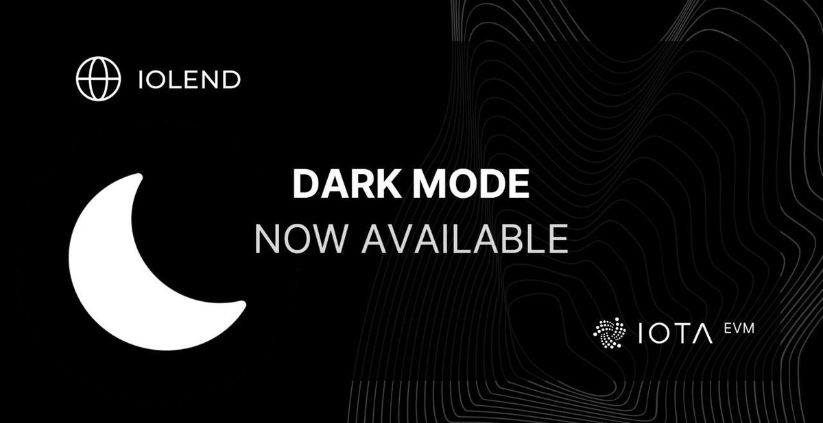 We've just rolled out Dark Mode on both desktop and mobile! 🌑 It's easy on the eyes and perfect for night owls.

Try it out now and let us know what you think! 🌐

Try it out now on ioLend.fi