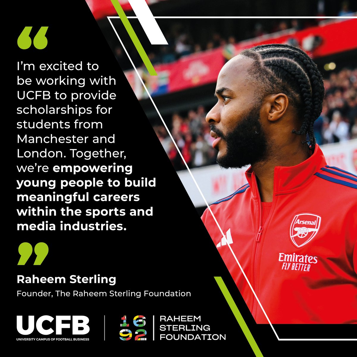 The Raheem Sterling Foundation (@rsfoundation) on Twitter photo The Raheem Sterling Foundation's Scholarship with <a href="/ucfb/">University Campus of Football Business</a> is now live and ready to take applications!
Find out everything you need to know about the scholarship and apply today - bit.ly/UCFB_Scholarsh… The Raheem Sterling Foundation's Scholarship with <a href="/ucfb/">University Campus of Football Business</a> is now live and ready to take applications!
Find out everything you need to know about the scholarship and apply today - bit.ly/UCFB_Scholarsh…