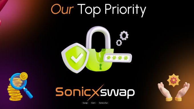 cd449746's tweet photo. 🔒 Safety First, Always
@Sonicx_Dex is making big strides in security.
🌟 A comprehensive audit is underway to protect our users and make Sonicxswap your go-to DEX.
#SonicXswap #DeFi #Crypto #Blockchain #SX #Sonix.fun #Web3 https://t.co/BXLdcWZQaL