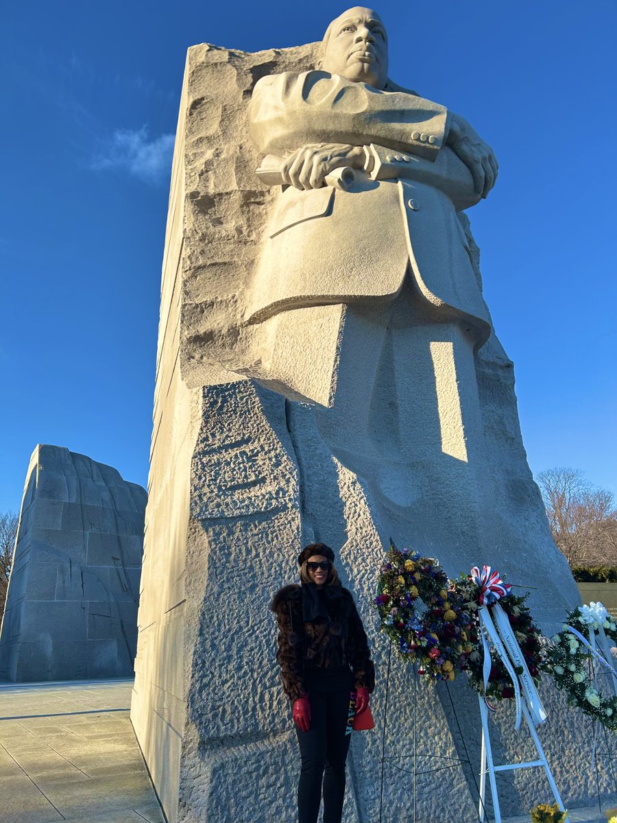 240Del's tweet photo. January 20, 2025

Honoring our legacy and Civil Rights Activist on this day, Martin Luther King, Jr. Holiday!

“All we say to America, be true to what you said on paper” the words of Dr. Martin Luther  King, Jr.
#Dr.MartinLutherKingJr.Memorial
#letfreedomring 
#Movingforward https://t.co/jCL6gbvCmO
