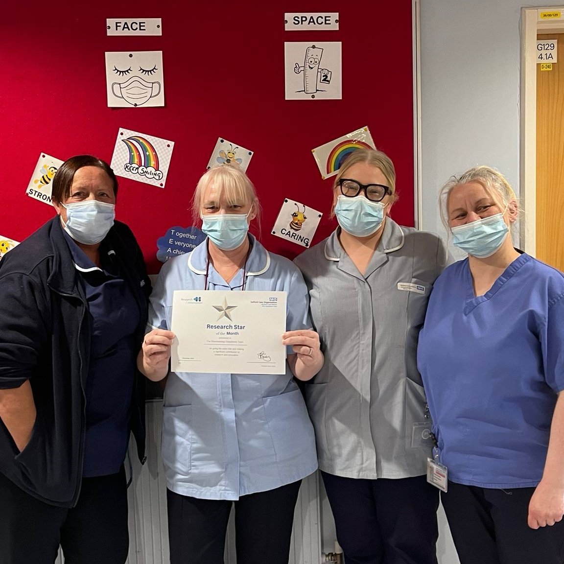 NCA Research NHS (@ncaresearchnhs) on Twitter photo A big thank you to the rheumatology outpatients team at <a href="/SalfordCO_NHS/">Salford Care Organisation</a>, our research stars of the month. The whole team are hugely supportive of rheumatology research, despite being a very busy department with numerous calls on their time. Their interest has had a great impact ! A big thank you to the rheumatology outpatients team at <a href="/SalfordCO_NHS/">Salford Care Organisation</a>, our research stars of the month. The whole team are hugely supportive of rheumatology research, despite being a very busy department with numerous calls on their time. Their interest has had a great impact !