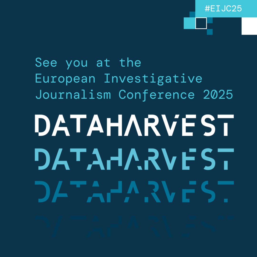 📢 The #Dataharvest 2025 Call for Proposals is closed!

Thank you for over 200 incredible pitches for #EIJC25. 

Missed the deadline? No worries—our smaller second call opens in April, after the preliminary program is announced.

Stay tuned for updates!