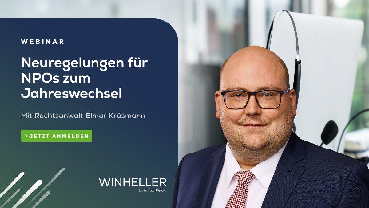 📅 Donnerstag, den 23.01.2025
⏱ 11–12 Uhr
👨‍🎓 mit #WINHELLER-Rechtsanwalt Elmar Krüsmann
📝 Kostenfreie Anmeldung: lnkd.in/epbqKvQ6