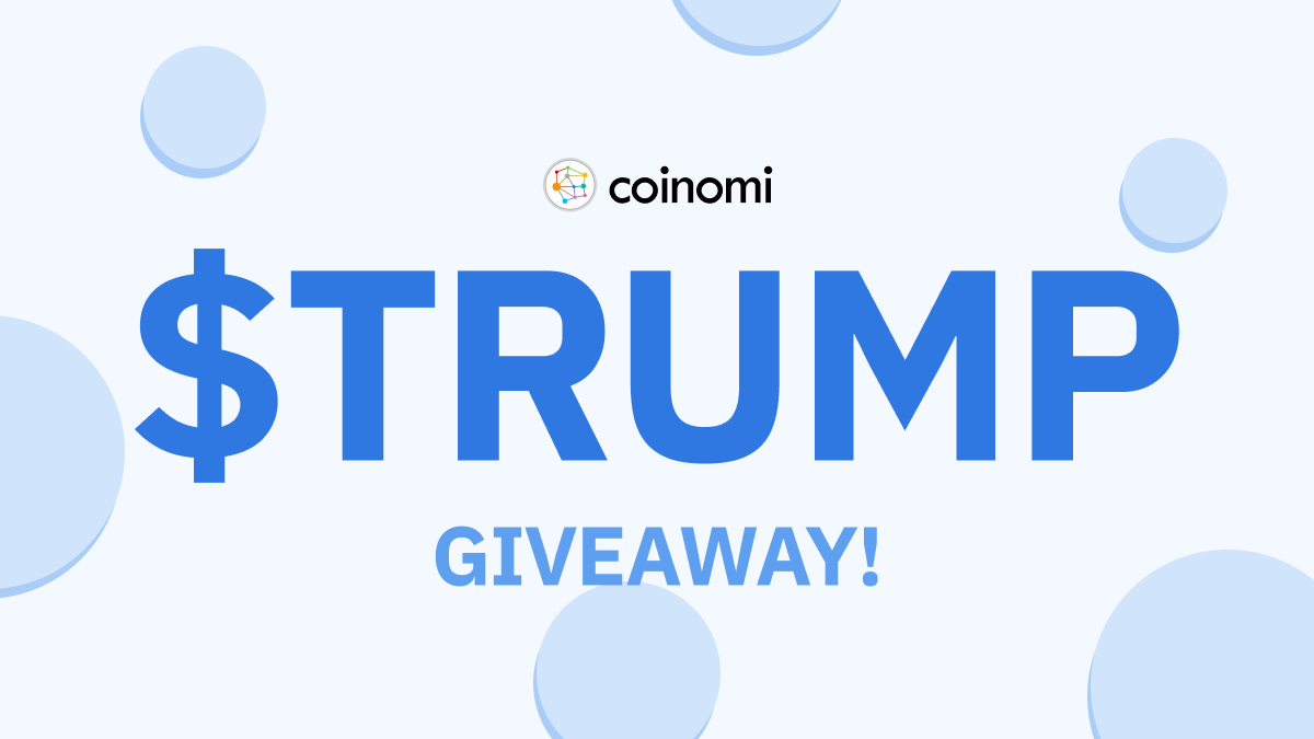 🚨X $TRUMP GIVEAWAY🚨

🌟5 lucky winners will score free $TRUMP – here’s how🌟

1️⃣Follow <a href="/CoinomiWallet/">coinomi</a>
2️⃣Like &amp; retweet this post
3️⃣Tag 3 friends below! 

Ends Jan 31
