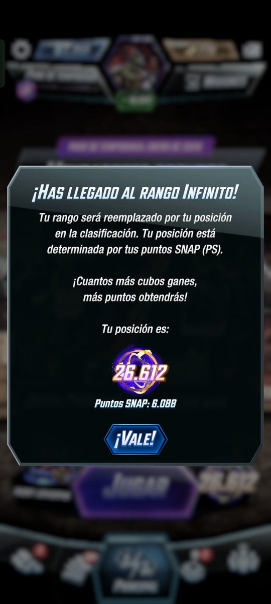 OTK razorix-Marvel snap (@razorix2) on Twitter photo Pues ya estamos en infinito ahora viene lo duro <a href="/MARVELSNAP_ES/">MARVEL SNAP ES</a> <a href="/OneTurnKillClub/">๐๐๐ฅ๐๐๐๐ข๐ฆ</a> #marvelsnapspain Pues ya estamos en infinito ahora viene lo duro <a href="/MARVELSNAP_ES/">MARVEL SNAP ES</a> <a href="/OneTurnKillClub/">๐๐๐ฅ๐๐๐๐ข๐ฆ</a> #marvelsnapspain