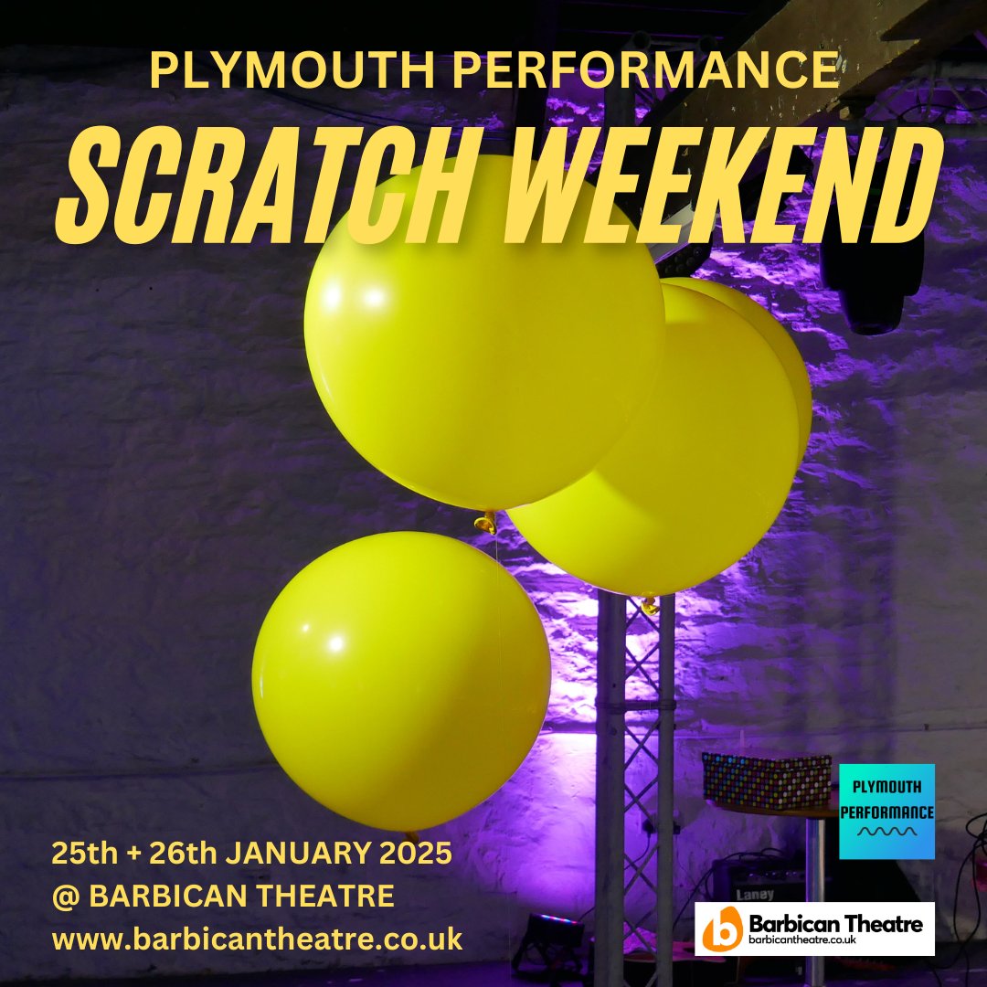 Plymouth Performance (@plymperformance) on Twitter photo Exciting works in progress from eight great artists showing <a href="/BarbicanTheatre/">Barbican Theatre, Plymouth</a> studio this weekend, 25&26 January.
Come and join us! Tickets are free, available from barbicantheatre.co.uk/whats-on/plymo… Exciting works in progress from eight great artists showing <a href="/BarbicanTheatre/">Barbican Theatre, Plymouth</a> studio this weekend, 25&26 January.
Come and join us! Tickets are free, available from barbicantheatre.co.uk/whats-on/plymo…