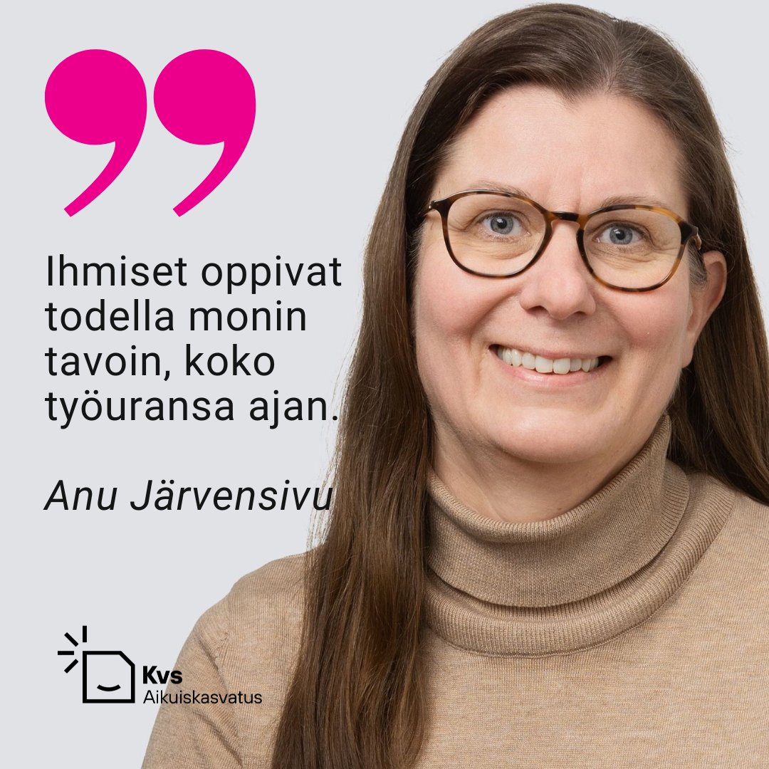 Kvs-säätiö (Kansanvalistusseura sr.) (@kvs_fi) on Twitter photo Tervetuloa luotsaamaan <a href="/aikuiskasvatus/">Aikuiskasvatus</a>-tiedelehden #toimituskuntaa, <a href="/JarvensivuAnu/">Anu Järvensivu</a> 🌞
Lue haastattelu, liity dialogiin!
➡️ tinyurl.com/AnuJarvensivu
#tiedelehti #tutkimus #aikuiskasvatus #työelämäsivistys
<a href="/tyoterveys/">Työterveyslaitos</a> <a href="/samipaavola/">Sami Paavola</a> <a href="/AKajamaa/">Anu Kajamaa</a> Tervetuloa luotsaamaan <a href="/aikuiskasvatus/">Aikuiskasvatus</a>-tiedelehden #toimituskuntaa, <a href="/JarvensivuAnu/">Anu Järvensivu</a> 🌞
Lue haastattelu, liity dialogiin!
➡️ tinyurl.com/AnuJarvensivu
#tiedelehti #tutkimus #aikuiskasvatus #työelämäsivistys
<a href="/tyoterveys/">Työterveyslaitos</a> <a href="/samipaavola/">Sami Paavola</a> <a href="/AKajamaa/">Anu Kajamaa</a>
