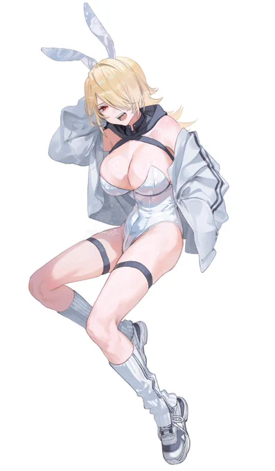 白バニー完成したどーーー!ᕱ⑅ᕱ 