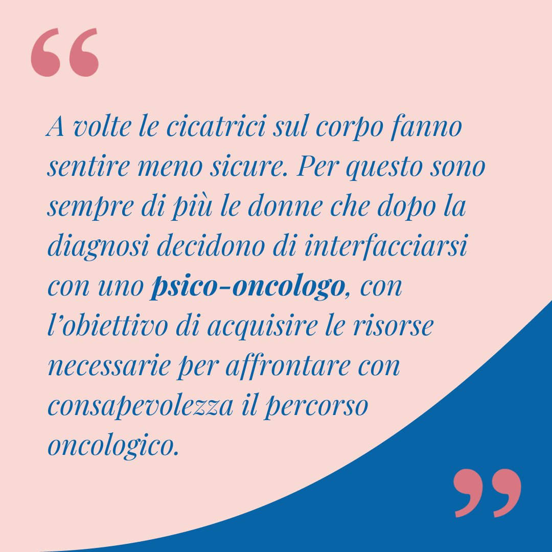 Dopo la diagnosi di tumore al seno e durante la cura, è importante che le pazienti siano affiancate da uno #psicooncologo, per sviluppare le capacità di adattamento necessarie di fronte al cancro.

Trovi altri sviluppi sul tema nel leaflet gratuito: europadonna.it/wp-content/upl…