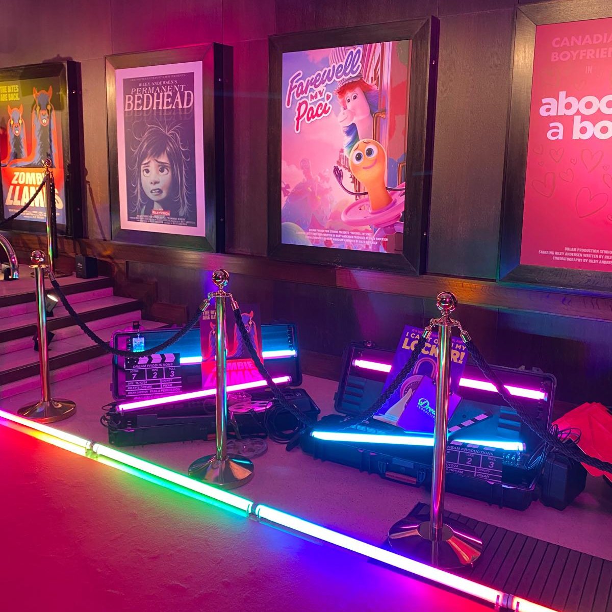 As ‘Dream Productions✨’ hits DisneyPlus <a href="/HaloLighting/">Halo Lighting</a>  created a truly expressive red-carpet scene with colourful Astera lighting to match the even more colourful four-episode limited series bursting with emotions. 

Big thanks to our amazing partners <a href="/OrganicHQ/">organic.</a>   #HaloEvents