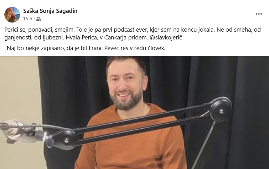 Še zadnji poziv, da <a href="/PericaJerkovic/">Perica Jerković</a> zastavite vprašanje za rubriko Dodatne številke na <a href="/stevilkeMMC/">Številke</a>, moj naslov je slavko.jeric@rtvslo.si. Epizoda #stevilke261 je bila res ... doživeta in jo še vedno priporočam! #stevilke #sezona11 #življenje