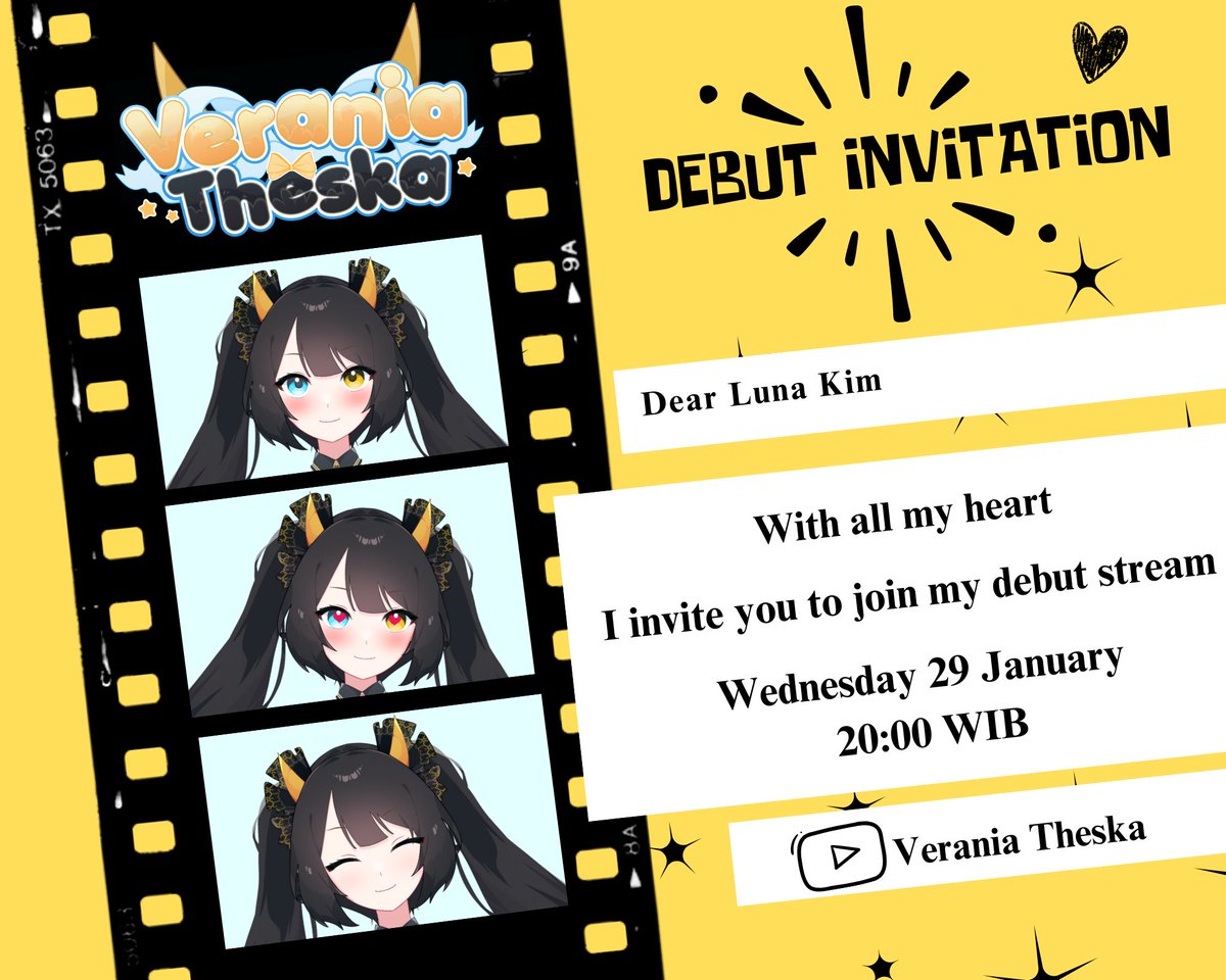 LunaKimaera's tweet photo. Gasssssss joinnn Luna juga diundang ama si imoott @VeraniaTheska (✪ω✪)/ https://t.co/LrmcoFEp2B