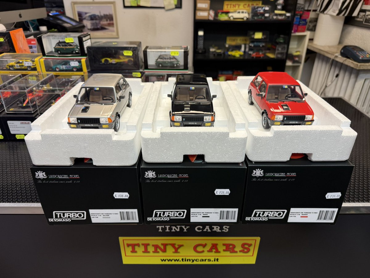 Innocenti Mini De Tomaso Turbo 1983 Laudoracing Scala 1:18
