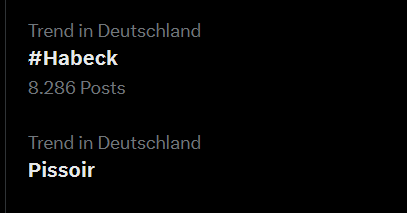 peppermint24's tweet photo. Nach der nigerianischen Scheißhausexpertin jetzt der nächste grüne Move. Wer kann, der kann. #Habeck https://t.co/tYys9wioSI