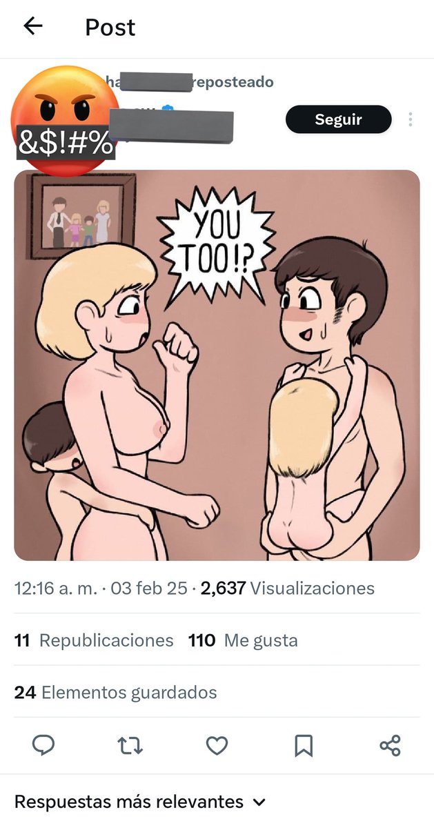 pineapplerya's tweet photo. Netaaa que pedo, esto se vea por dónde se vea se llama p3d0fL!🤬

No es fantasía, es  estar mal de la cabeza 🤢🤢 

Lo peor son las personas que comentan o hacen RT. 

No apoyen mejor reporten cuentas que vean con esta imagenes. 

Esto es y sera siempre para mayores de edad. https://t.co/r2nX6vjGyk