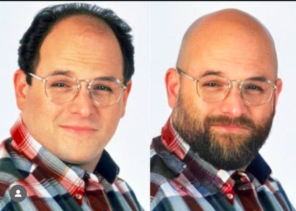 czimm76's tweet photo. Someone sent me this and said I’m the millennial George Costanza… EXCUSE ME SIR https://t.co/ri2Ieg420i