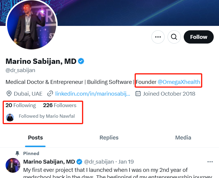 memewizd's tweet photo. $OmegaX
FTBq3w9gCv27E451DV6w8AbUjBQbyVxxj1ZaYEYepump
3m now

https://t.co/PxVDuJRmBZ

dyor - OmegaX is an AI-powered personal health coach that provides proactive health management.

The dev is Marino Sabijan, MD @dr_sabijan, whose LinkedIn has 7k followers.

By connecting your wearable devices (such as Apple Watch, Fitbit, or other fitness trackers) through the app, it can track your exercise, sleep, and biometric data in real time. You can also manually input personal information, and OmegaX will monitor your health data in real time, analyze potential health risks, and provide alerts.