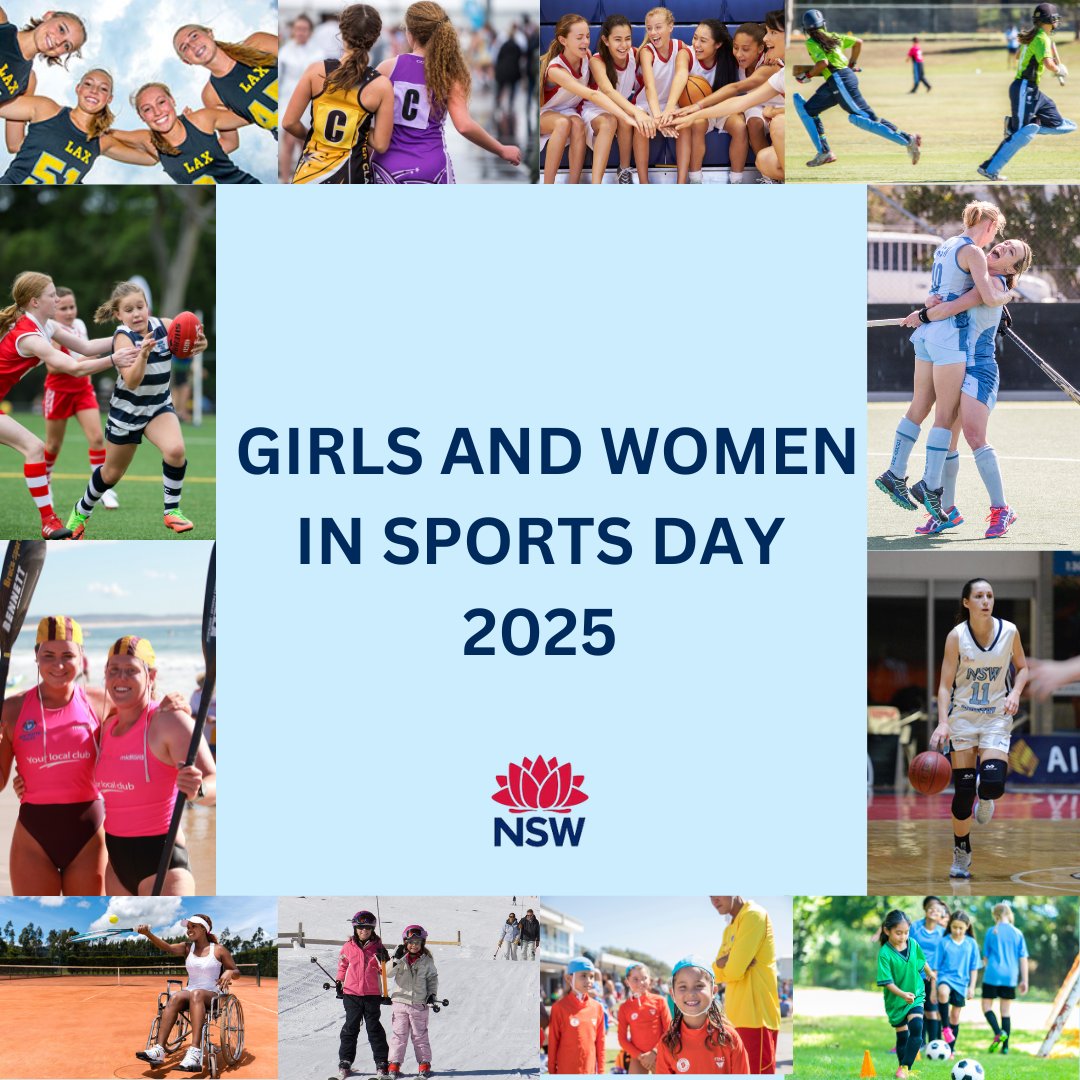 👧👩GIRLS &amp; WOMEN IN SPORTS DAY👧👩

While every day is a day to celebrate girls &amp; women in sport, today is to highlight the positive impact sport has on the lives of girls &amp; women

Check our Innovation Hub to find out more: sport.nsw.gov.au/her-sport-her-…

#GirlsAndWomenInSportsDay