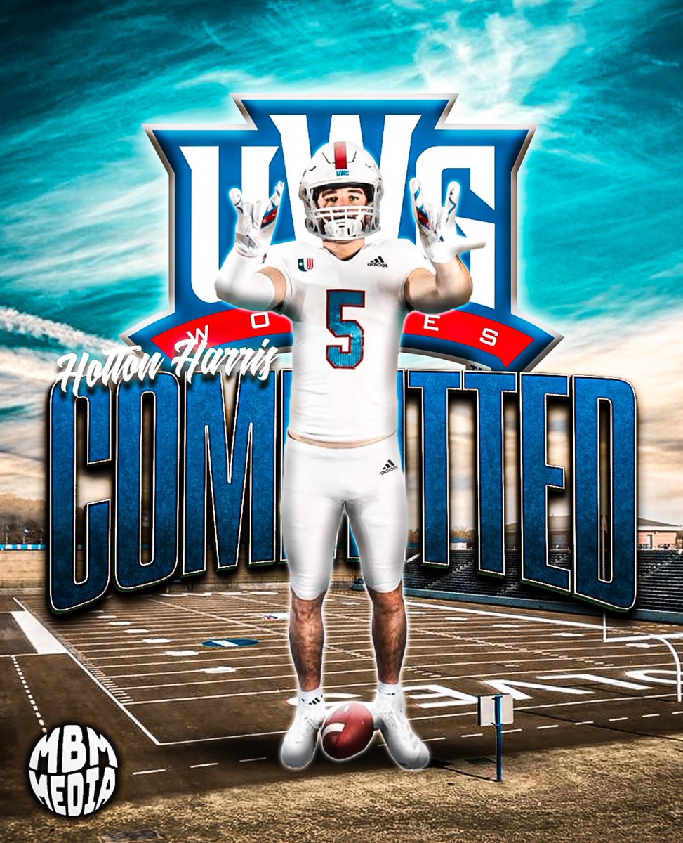 Blessed to announce my commitment to the University of West Georgia‼️LETS WORK AND GO WOLVES🔵🔴
<a href="/KoachTaylor/">Coach Joel Taylor 🏈</a> <a href="/CoachWoody2/">Woody Blevins</a> <a href="/CoachSEllis/">SUMNER ELLIS</a> <a href="/UWGFootball/">West Georgia Football</a> @karlos_sr