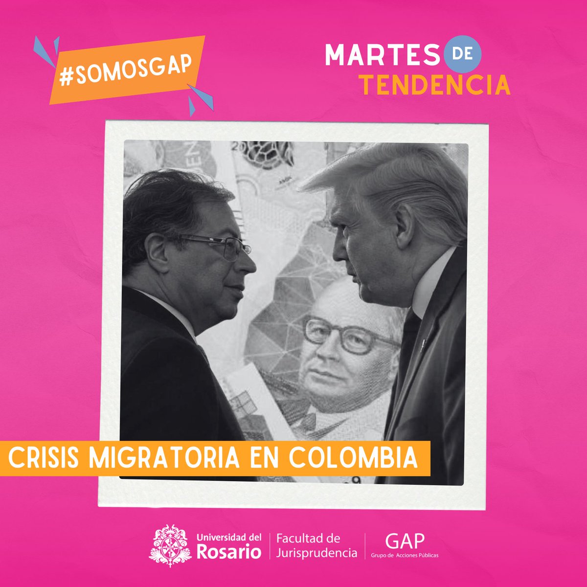 #SomosGAP |📍 El 26 de enero, una crisis migratoria se desató entre 🇨🇴 Colombia y 🇺🇸 Estados Unidos tras la negativa inicial del presidente Gustavo Petro a recibir vuelos masivos de deportados en condiciones indignas. 

Aquí te explicamos los hechos y sus repercusiones🧵