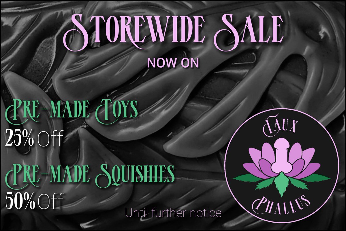 🌿BIG SALE now on🌿
Anything pre-made, whether it be toys or squishies have been automatically marked down in the store 
(no code necessary - discount has already been applied)