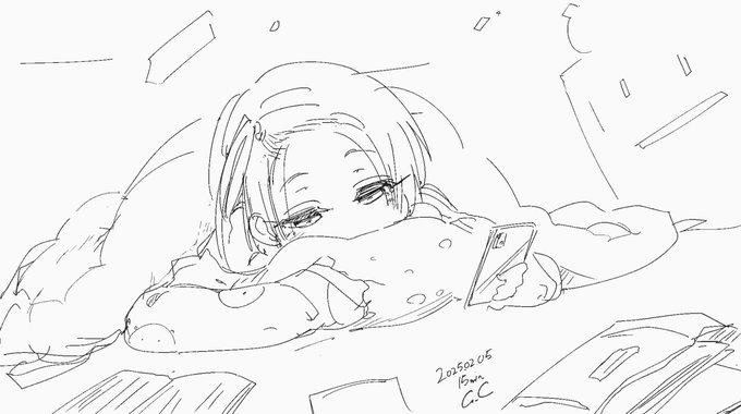 朝メールりんこ(寝坊) 